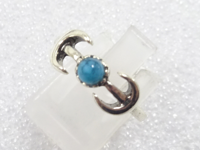 JAPANESE KIMONO / ANTIQUE COLORED STONE RING (SIZE 13.5)